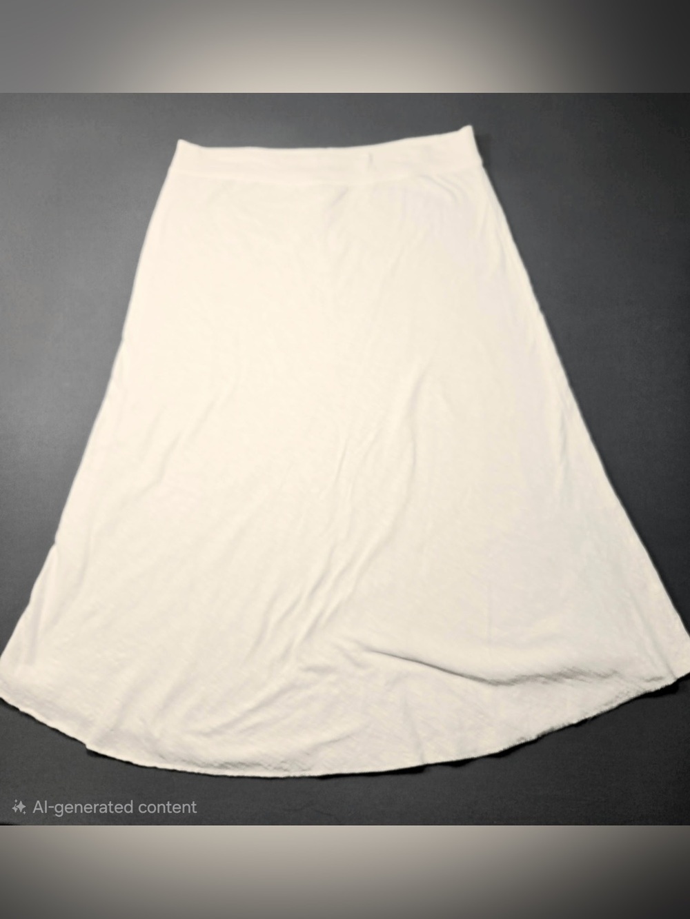 fresh produce White A-Line Maxi Skirt